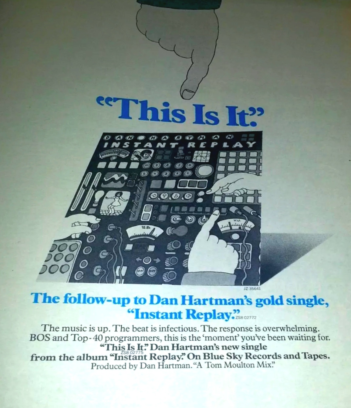 Dan Hartman - This Is It Promo Poster